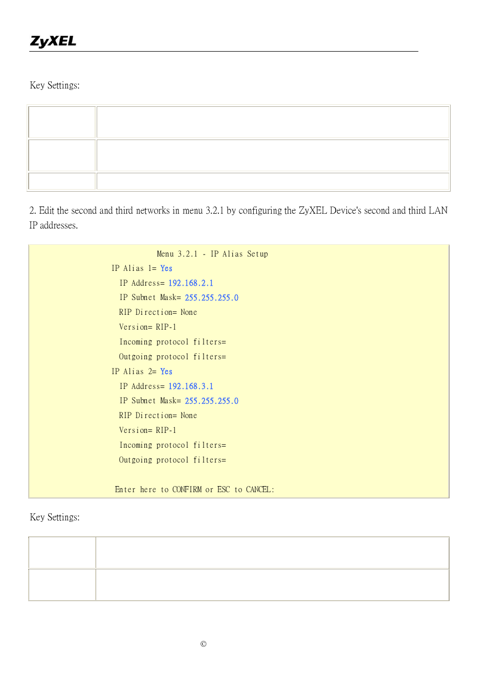 ZyXEL Communications P-2302R-P1 User Manual | Page 54 / 146