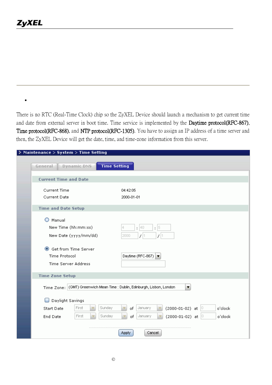 ZyXEL Communications P-2302R-P1 User Manual | Page 55 / 146