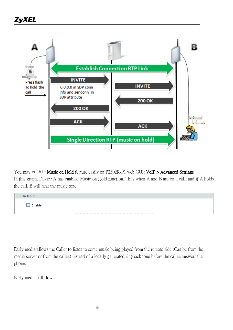 Early media | ZyXEL Communications P-2302R-P1 User Manual | Page 93 / 146