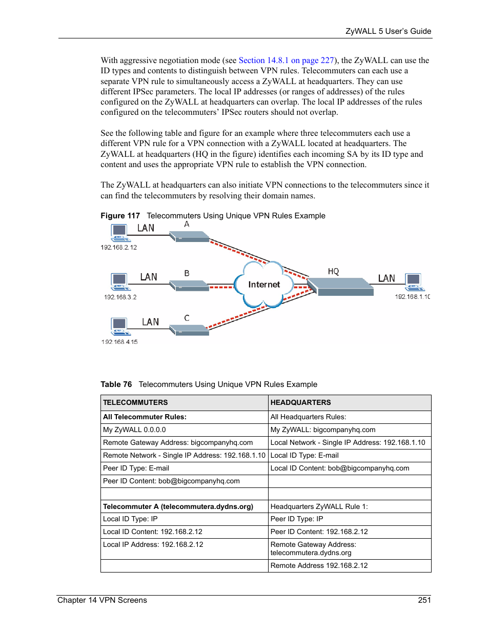 ZyXEL Communications ZyXEL ZyWALL 5 User Manual | Page 252 / 667