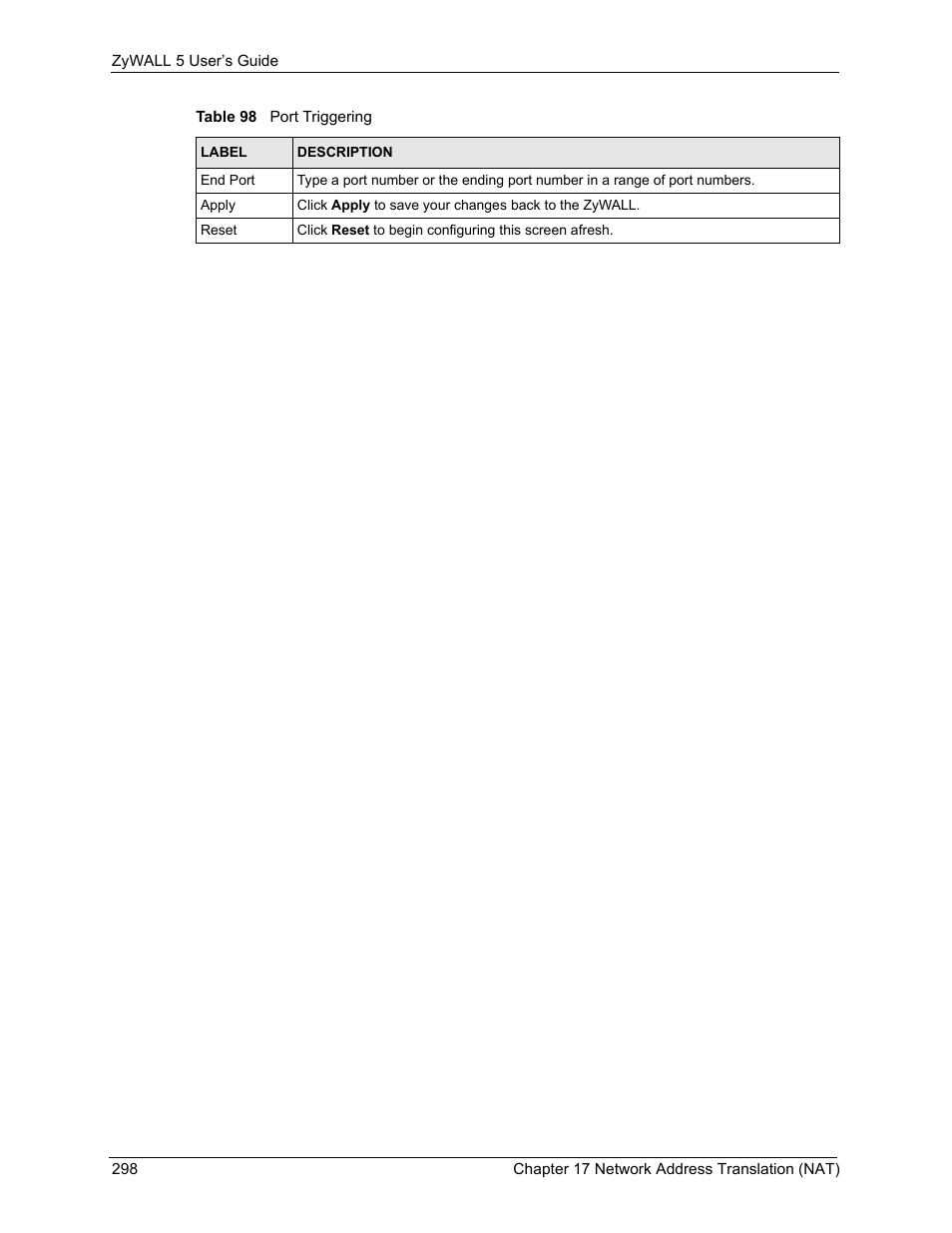 ZyXEL Communications ZyXEL ZyWALL 5 User Manual | Page 299 / 667
