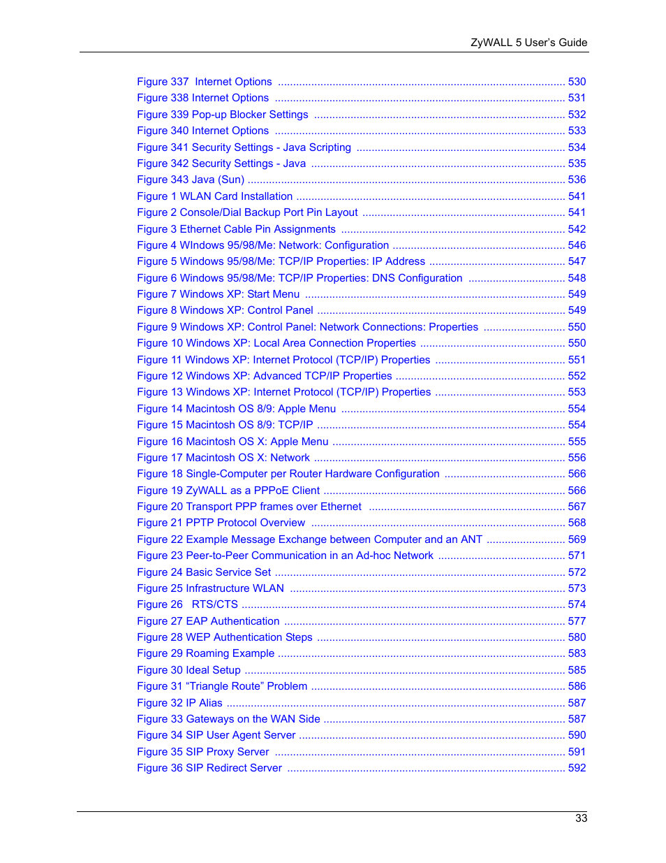 ZyXEL Communications ZyXEL ZyWALL 5 User Manual | Page 34 / 667