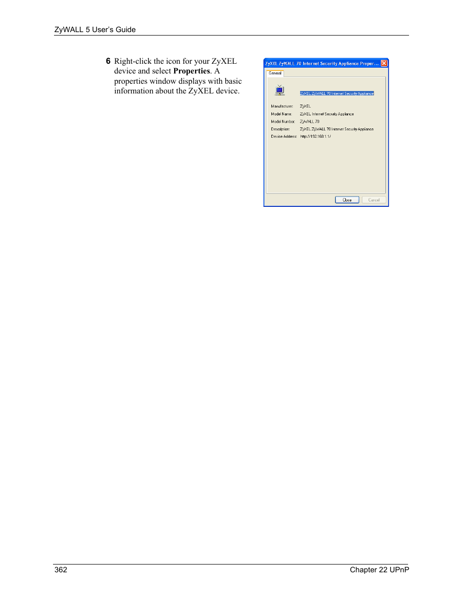 ZyXEL Communications ZyXEL ZyWALL 5 User Manual | Page 363 / 667