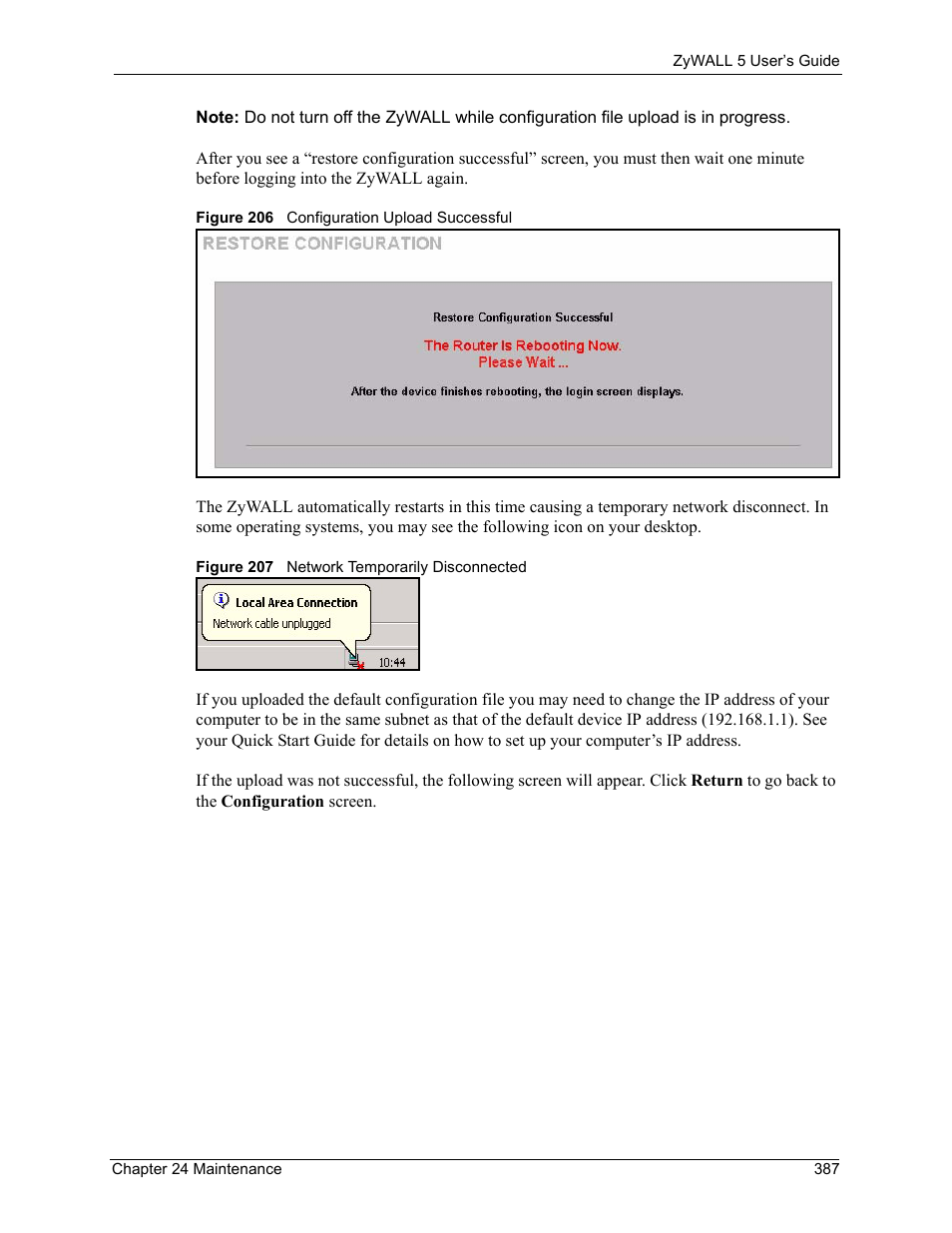 ZyXEL Communications ZyXEL ZyWALL 5 User Manual | Page 388 / 667