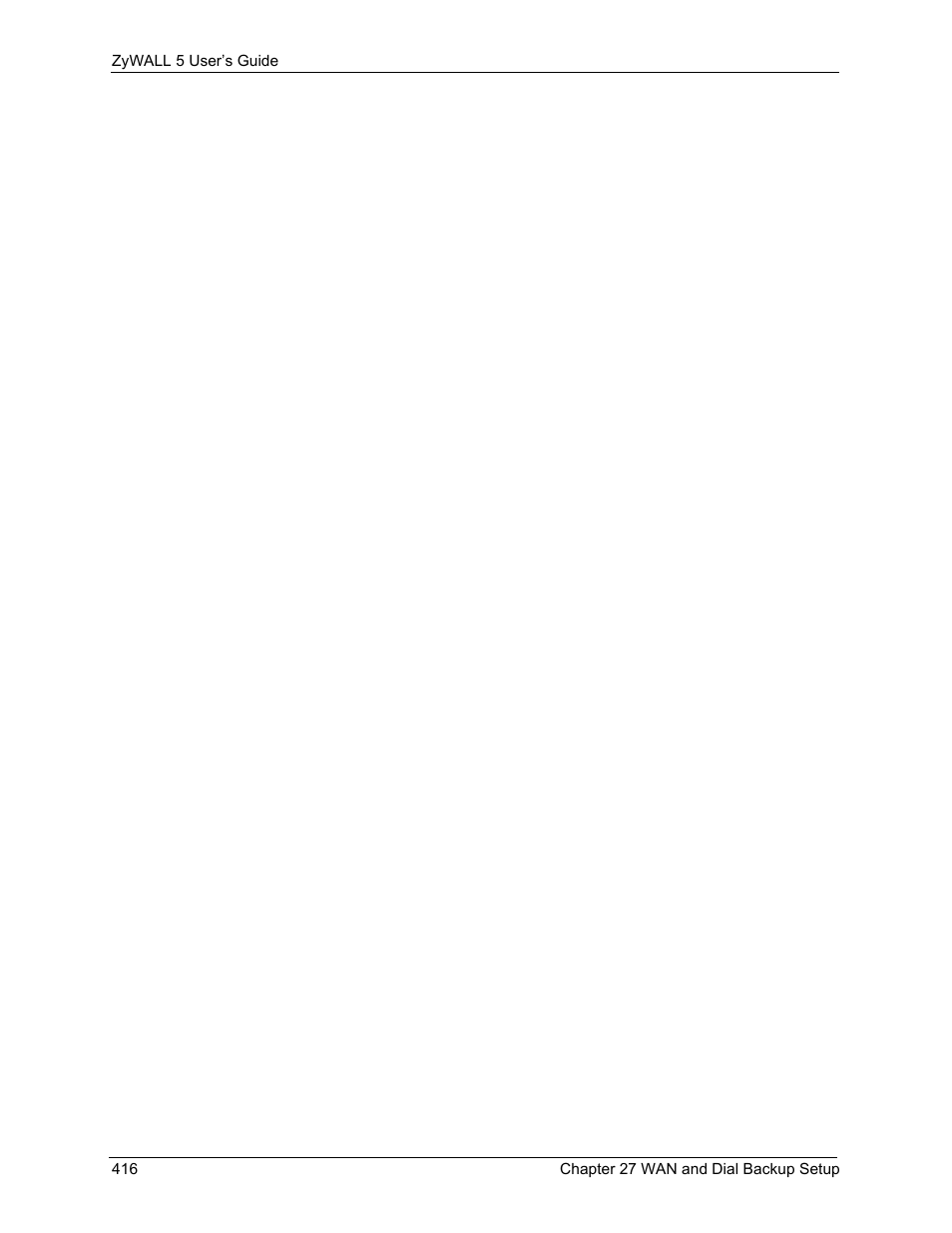 ZyXEL Communications ZyXEL ZyWALL 5 User Manual | Page 417 / 667
