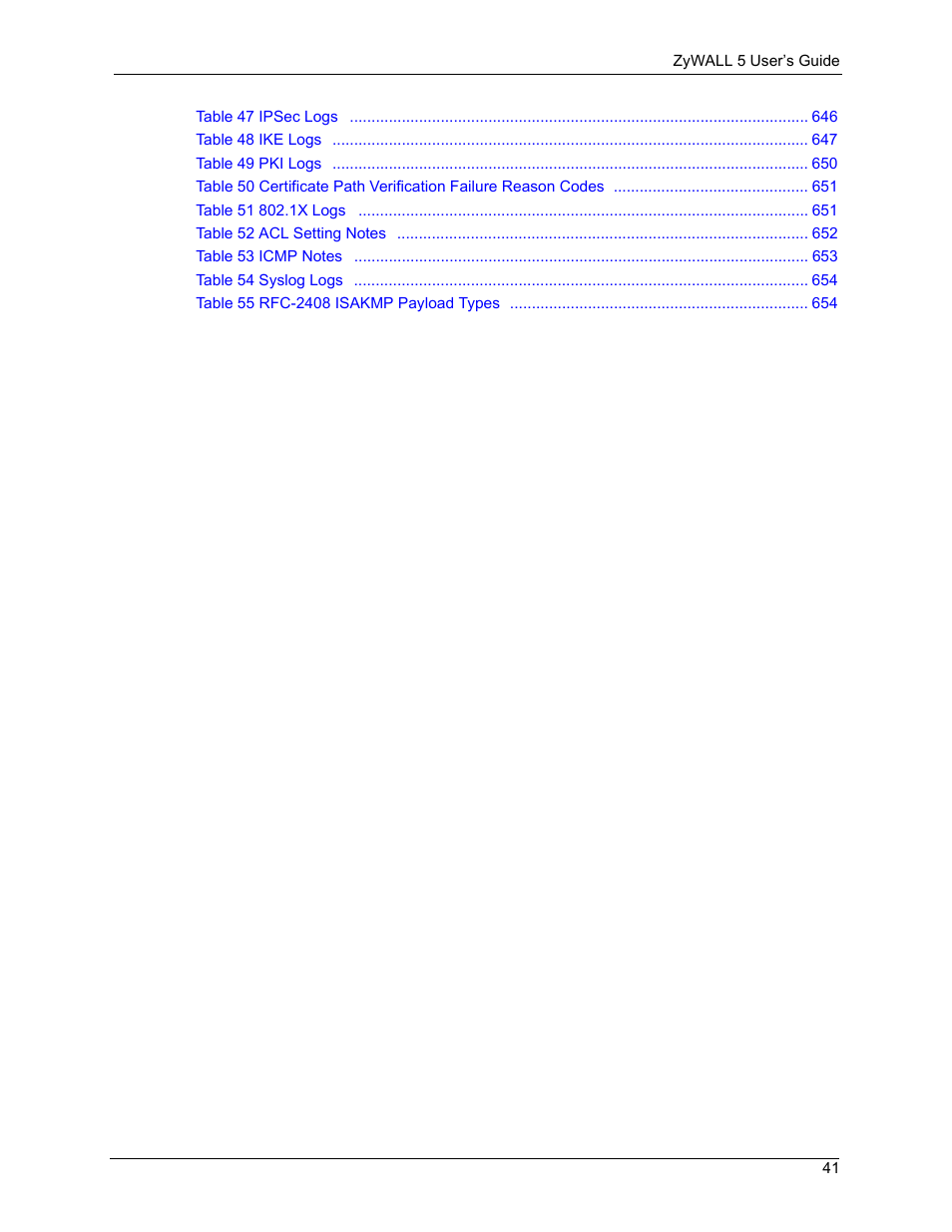 ZyXEL Communications ZyXEL ZyWALL 5 User Manual | Page 42 / 667