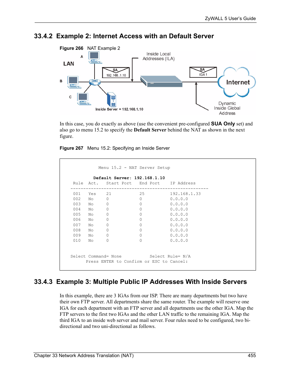 ZyXEL Communications ZyXEL ZyWALL 5 User Manual | Page 456 / 667