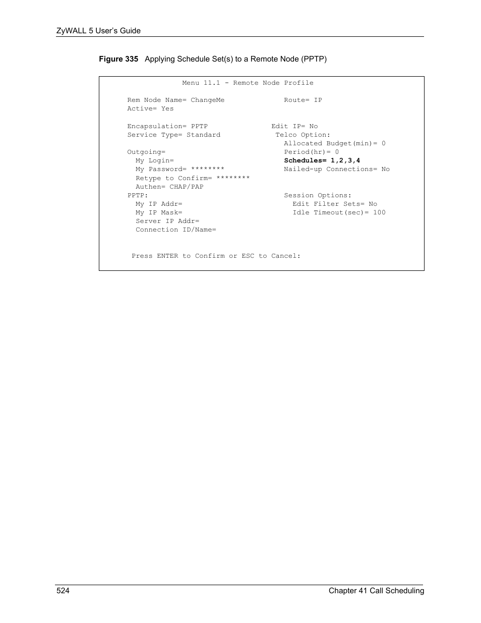 ZyXEL Communications ZyXEL ZyWALL 5 User Manual | Page 525 / 667