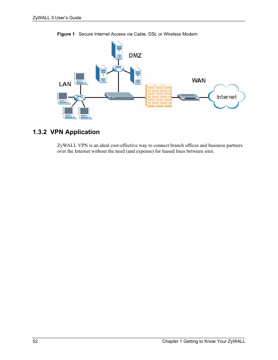 2 vpn application | ZyXEL Communications ZyXEL ZyWALL 5 User Manual | Page 53 / 667