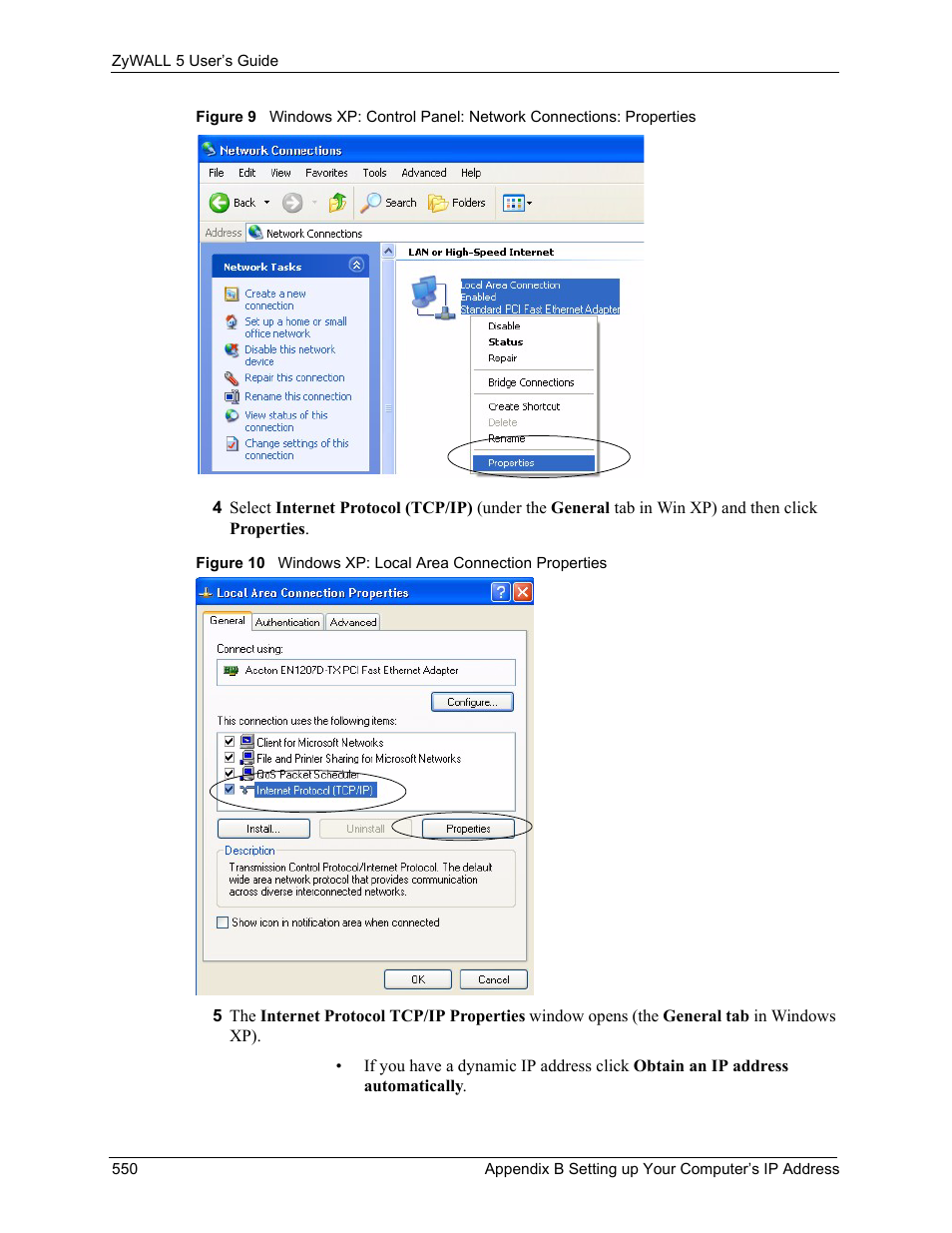 ZyXEL Communications ZyXEL ZyWALL 5 User Manual | Page 551 / 667