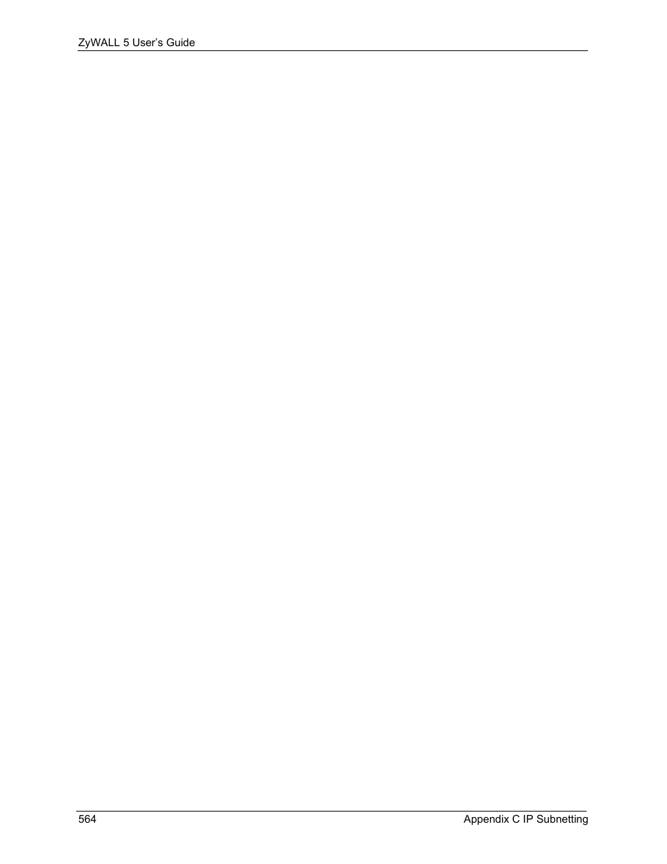 ZyXEL Communications ZyXEL ZyWALL 5 User Manual | Page 565 / 667