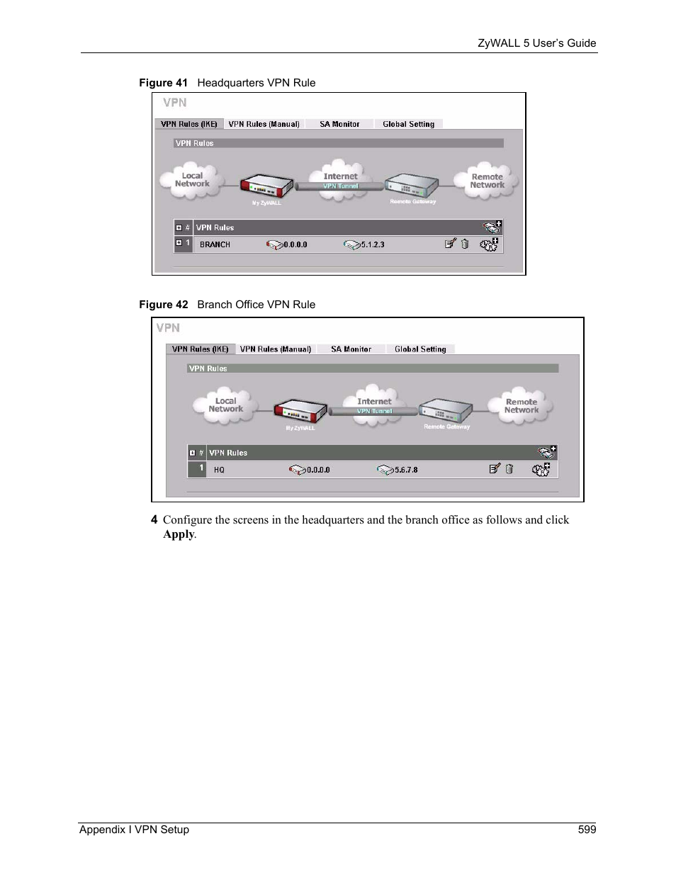 ZyXEL Communications ZyXEL ZyWALL 5 User Manual | Page 600 / 667