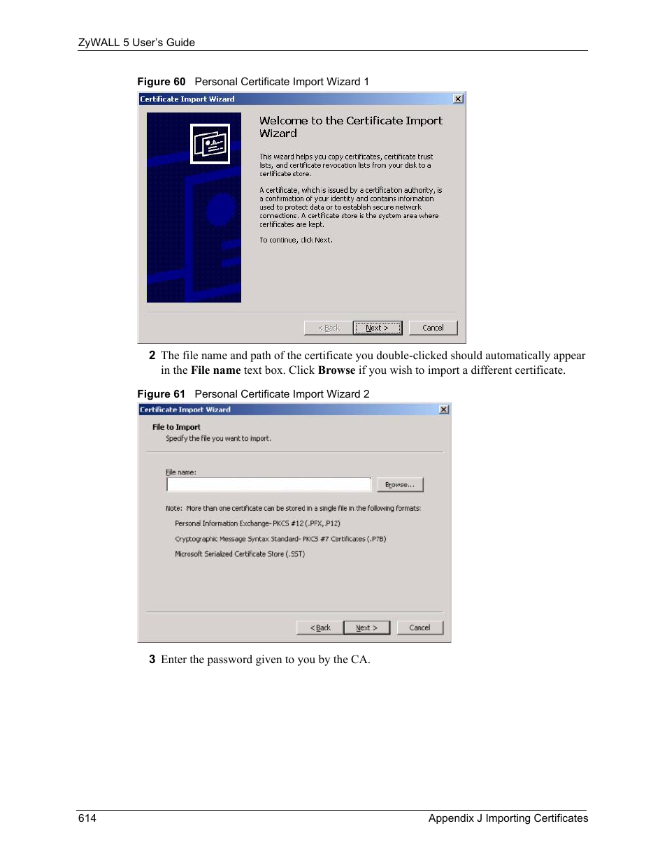 ZyXEL Communications ZyXEL ZyWALL 5 User Manual | Page 615 / 667