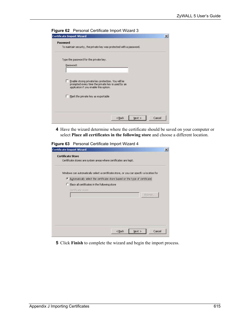 ZyXEL Communications ZyXEL ZyWALL 5 User Manual | Page 616 / 667