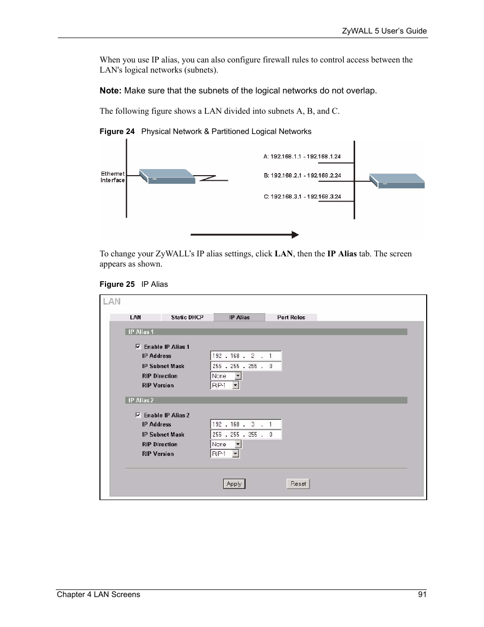 ZyXEL Communications ZyXEL ZyWALL 5 User Manual | Page 92 / 667