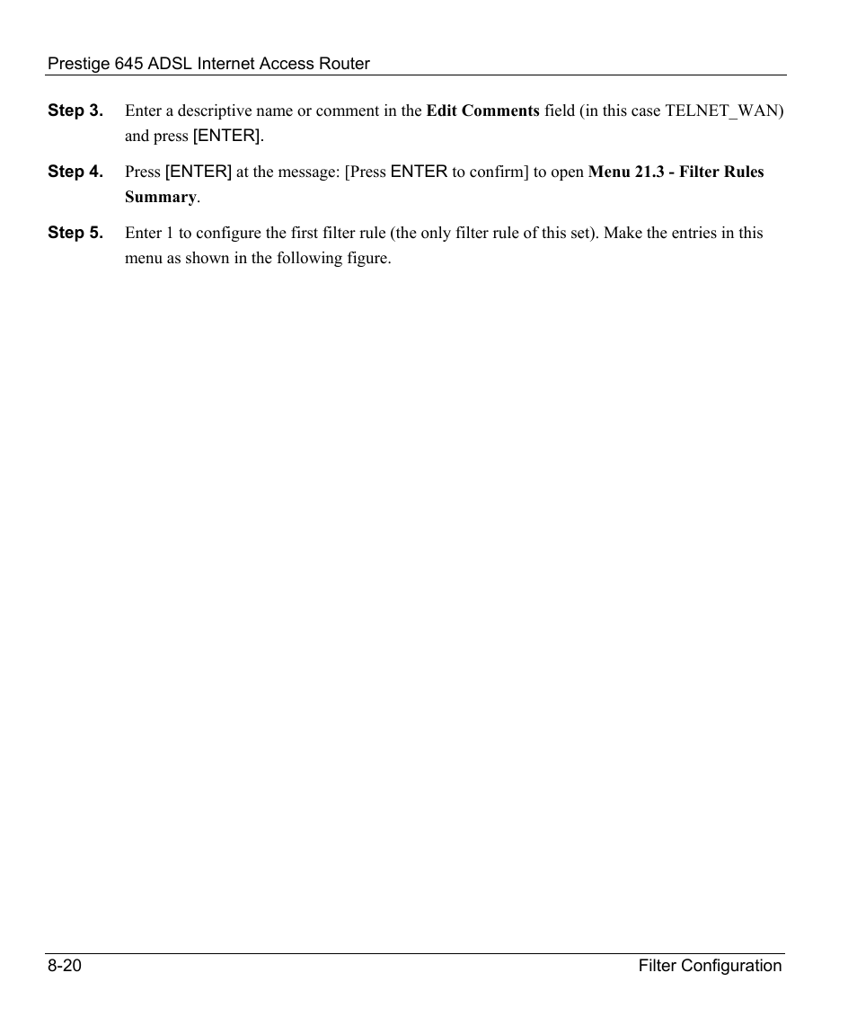 ZyXEL Communications Prestige 645R User Manual | Page 119 / 180