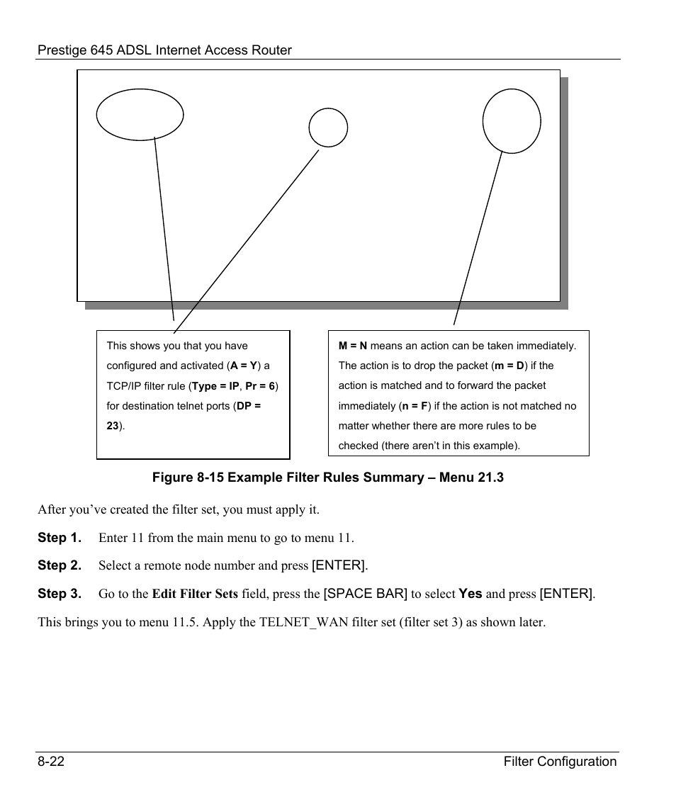 Ethernet traffic | ZyXEL Communications Prestige 645R User Manual | Page 121 / 180