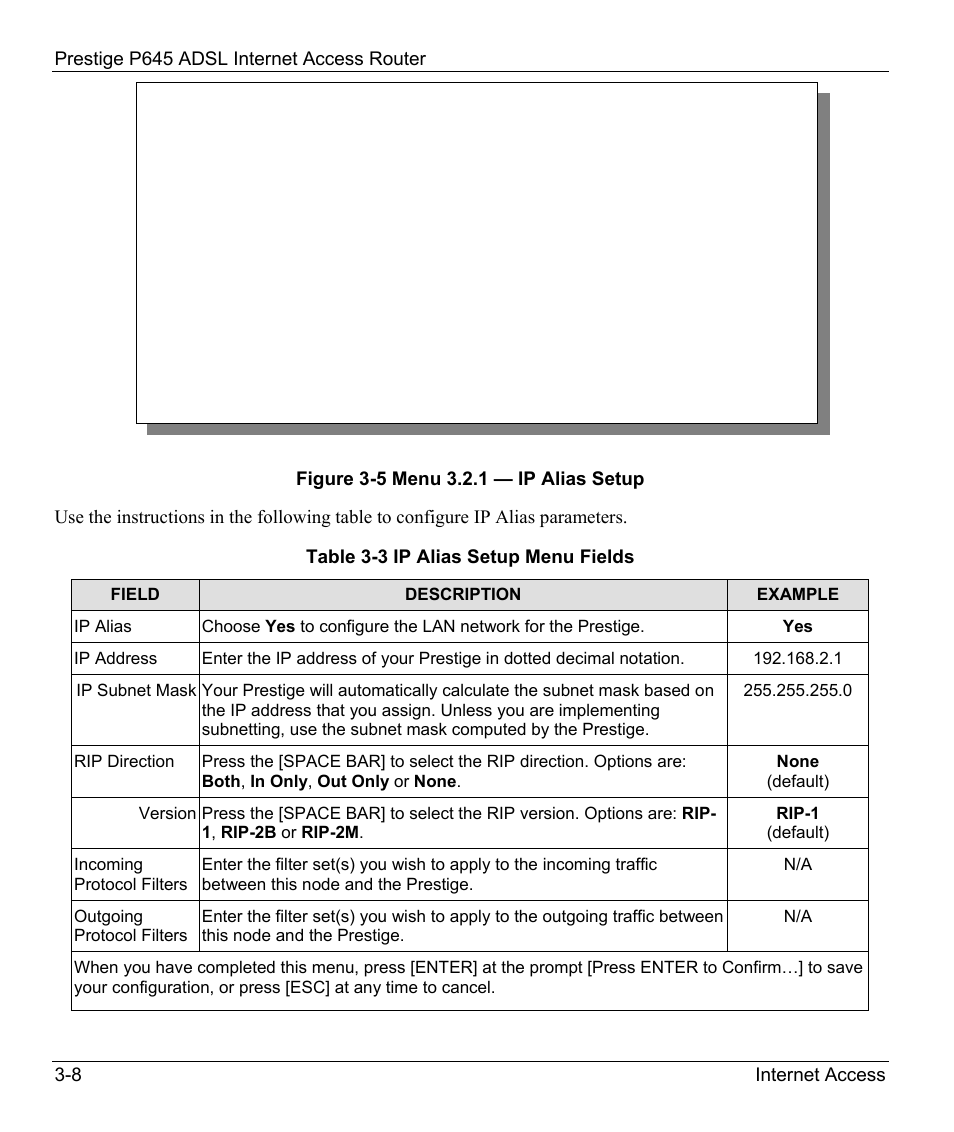 ZyXEL Communications Prestige 645R User Manual | Page 50 / 180