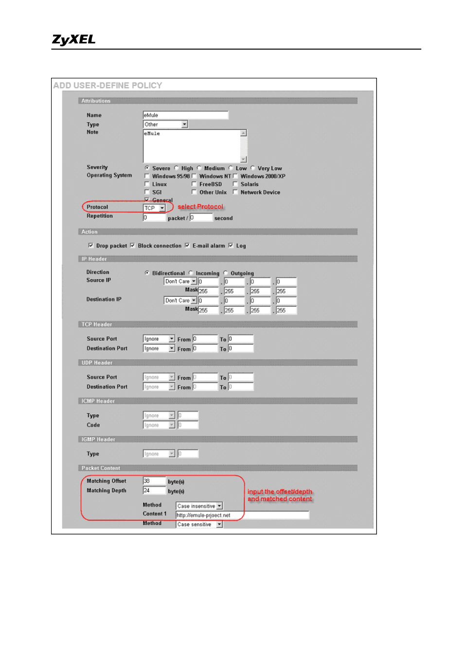 ZyXEL Communications ZYWALL IDP 10 User Manual | Page 21 / 42