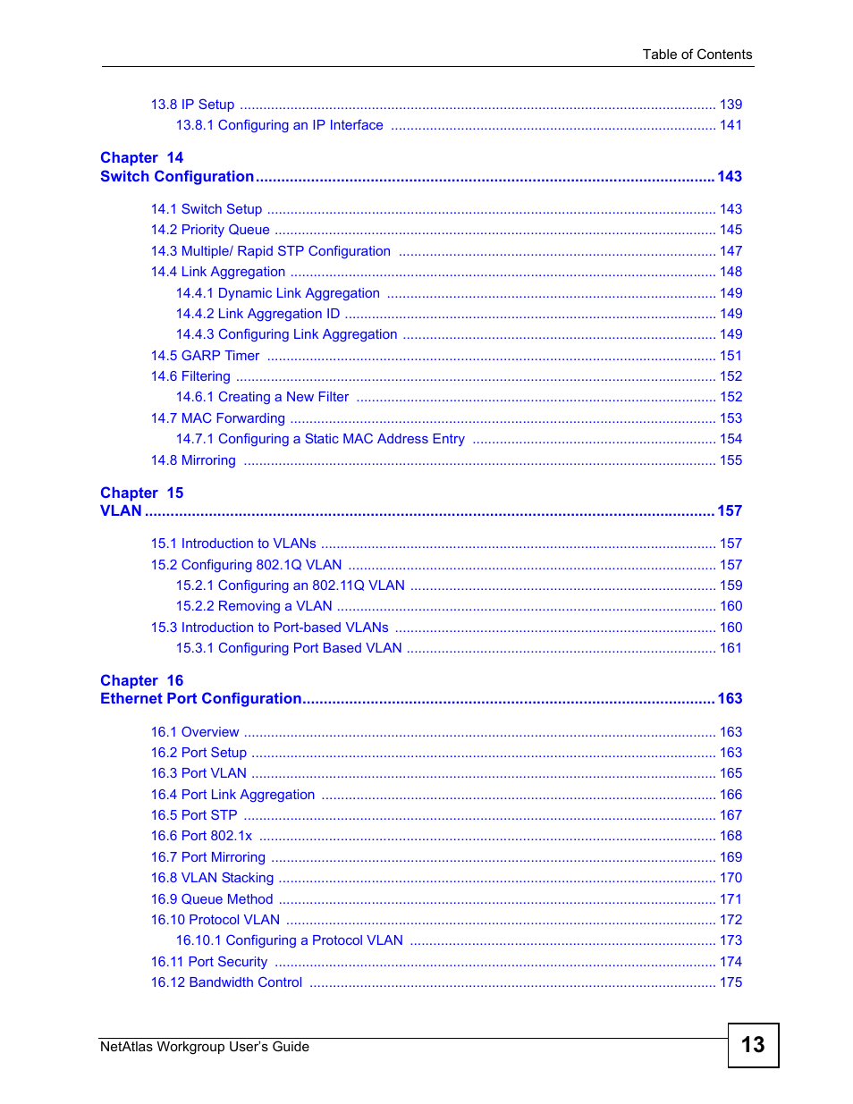 ZyXEL Communications Version 1.03 User Manual | Page 13 / 242