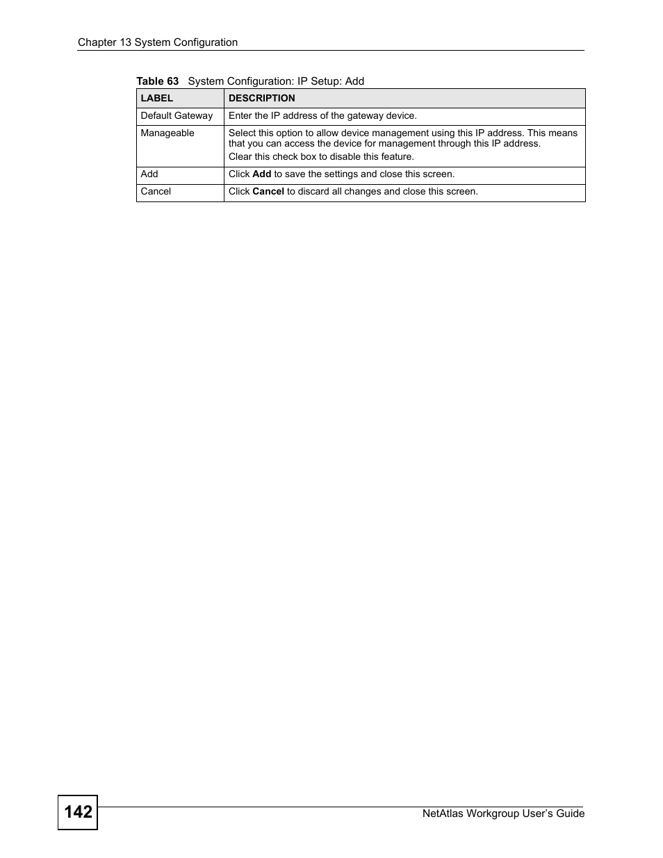 ZyXEL Communications Version 1.03 User Manual | Page 142 / 242