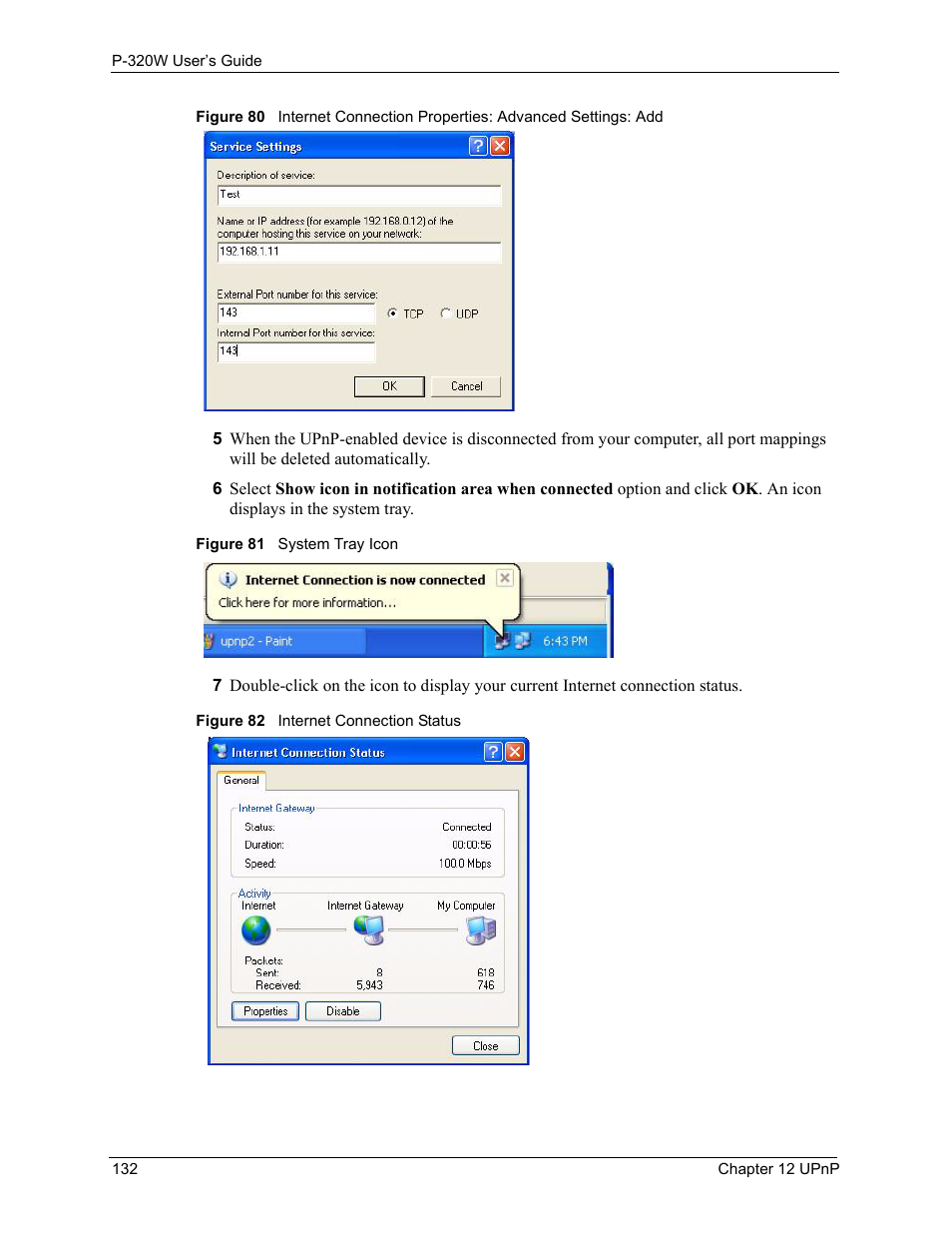 ZyXEL Communications 802.11g Wireless Firewall Router P-320W User Manual | Page 132 / 215