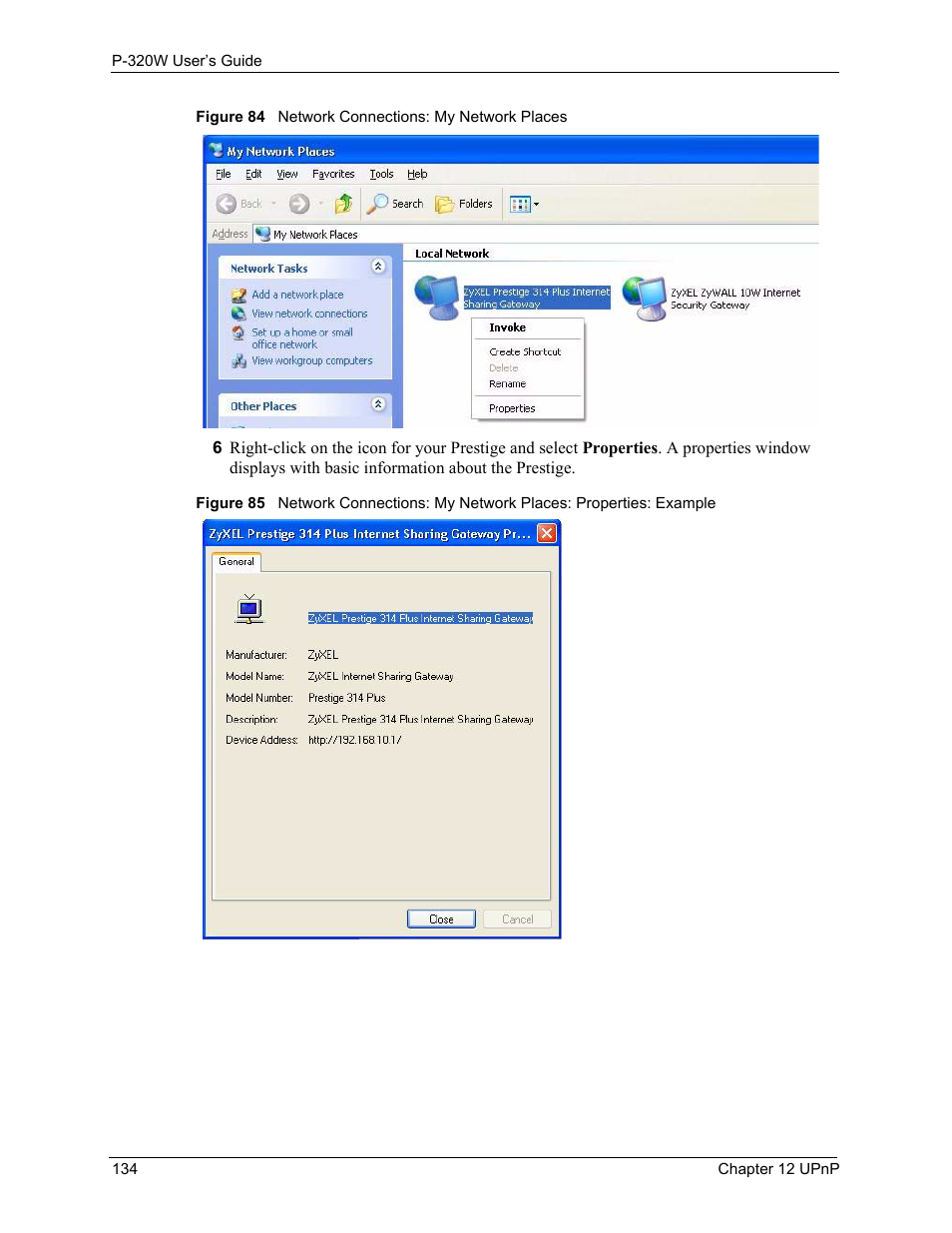 ZyXEL Communications 802.11g Wireless Firewall Router P-320W User Manual | Page 134 / 215