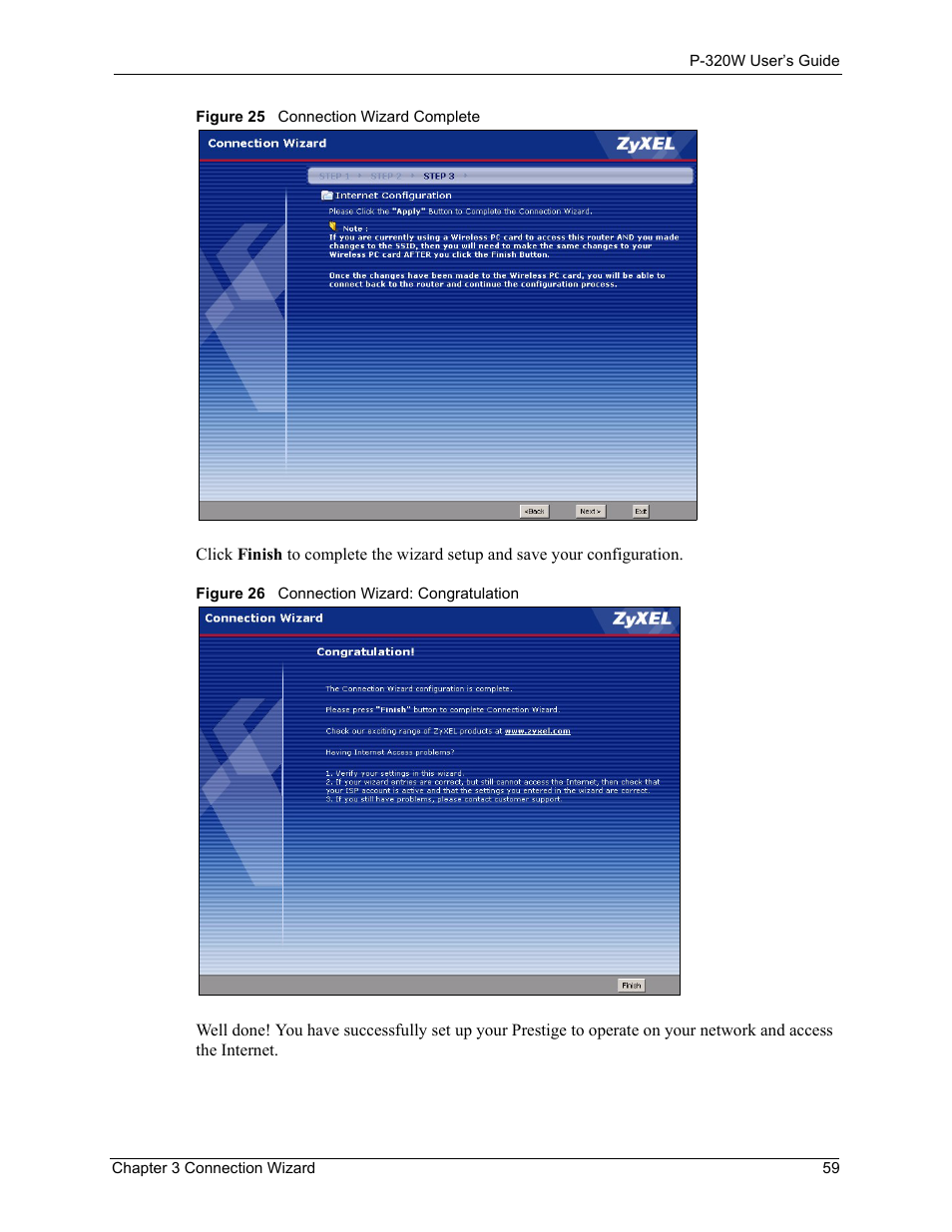 ZyXEL Communications 802.11g Wireless Firewall Router P-320W User Manual | Page 59 / 215