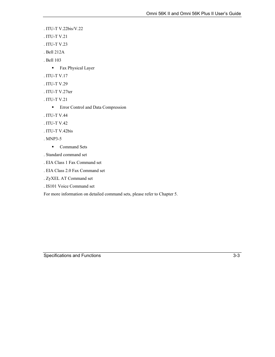 ZyXEL Communications Omni 56K II User Manual | Page 31 / 88