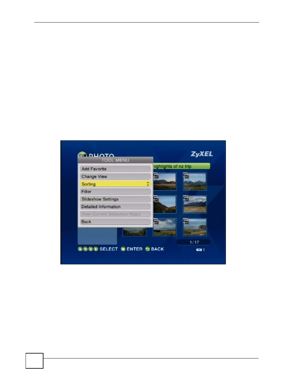 2 organizing your photos, 3 slideshow, Figure 25 photo > album: tool | 50 6.2 organizing your photos | ZyXEL Communications HomePlug AV DMA-1100P User Manual | Page 50 / 198