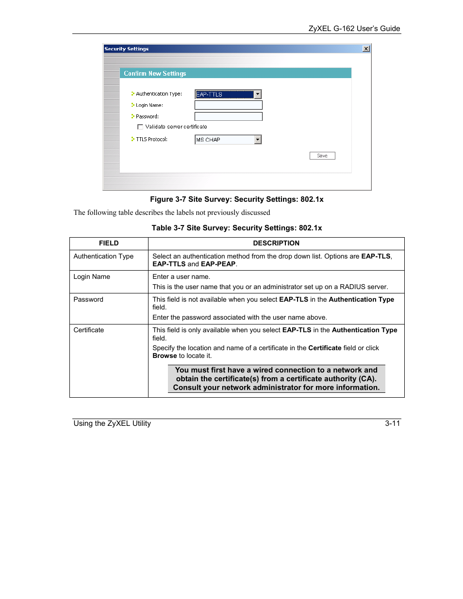 ZyXEL Communications G-162 User Manual | Page 37 / 85