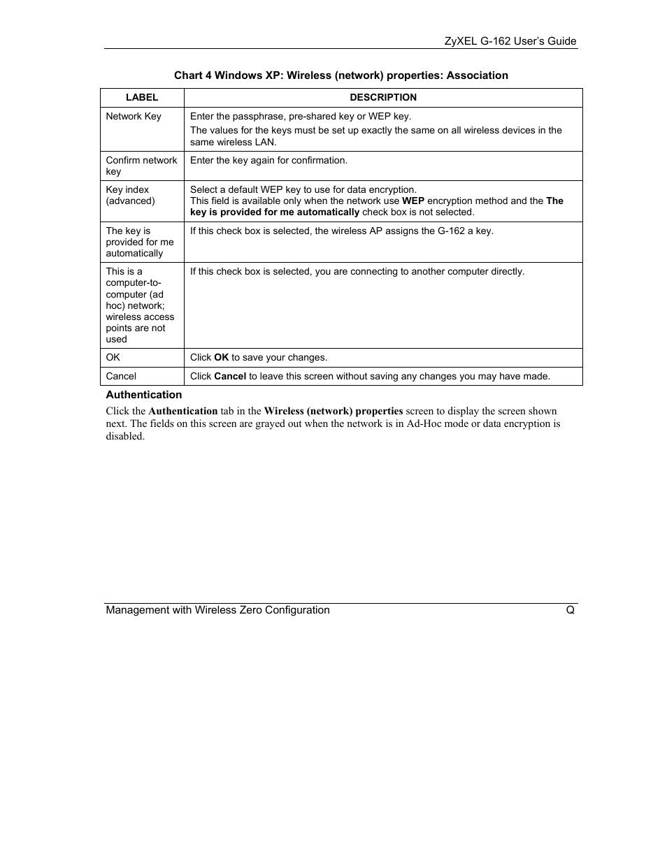 ZyXEL Communications G-162 User Manual | Page 71 / 85