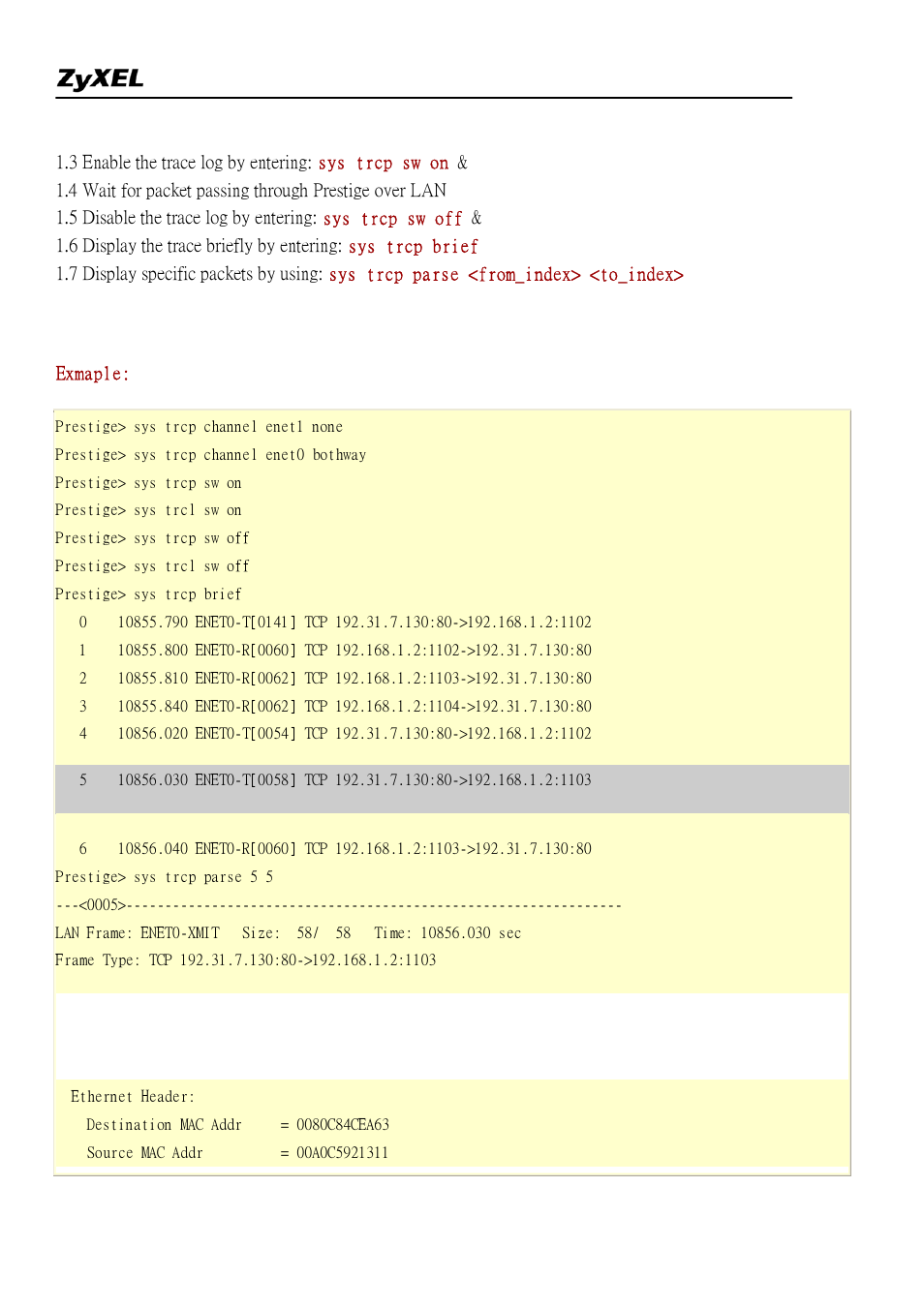 ZyXEL Communications 2304R-P1 User Manual | Page 108 / 124