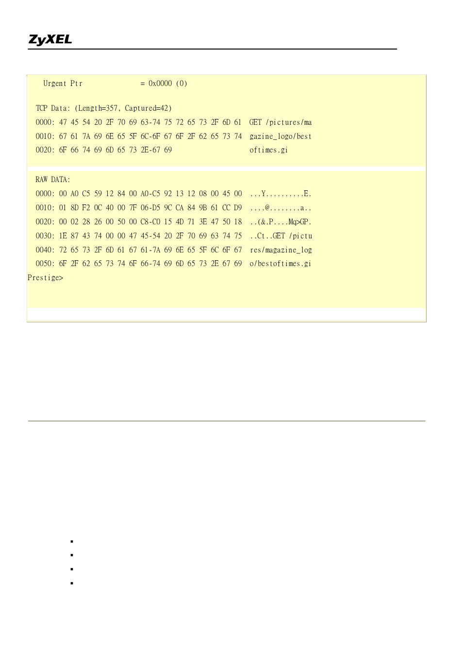 Debug pppoe connection | ZyXEL Communications 2304R-P1 User Manual | Page 113 / 124