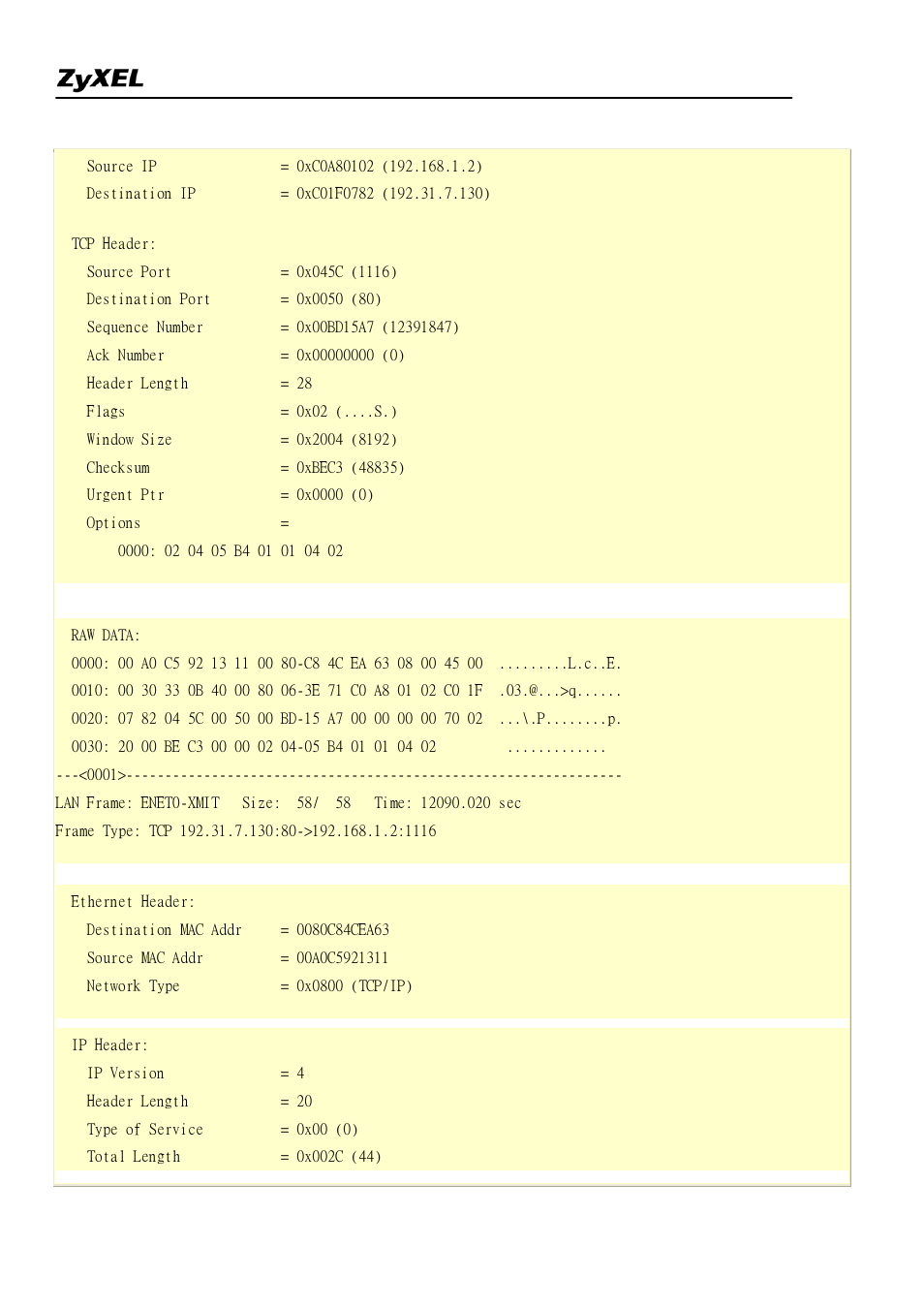 ZyXEL Communications 2304R-P1 User Manual | Page 119 / 124