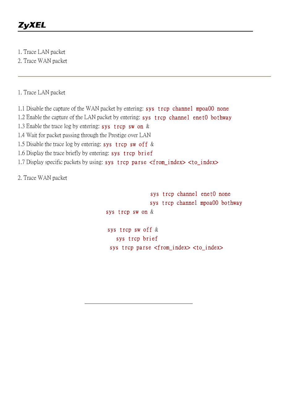 Cli command list | ZyXEL Communications 2304R-P1 User Manual | Page 124 / 124