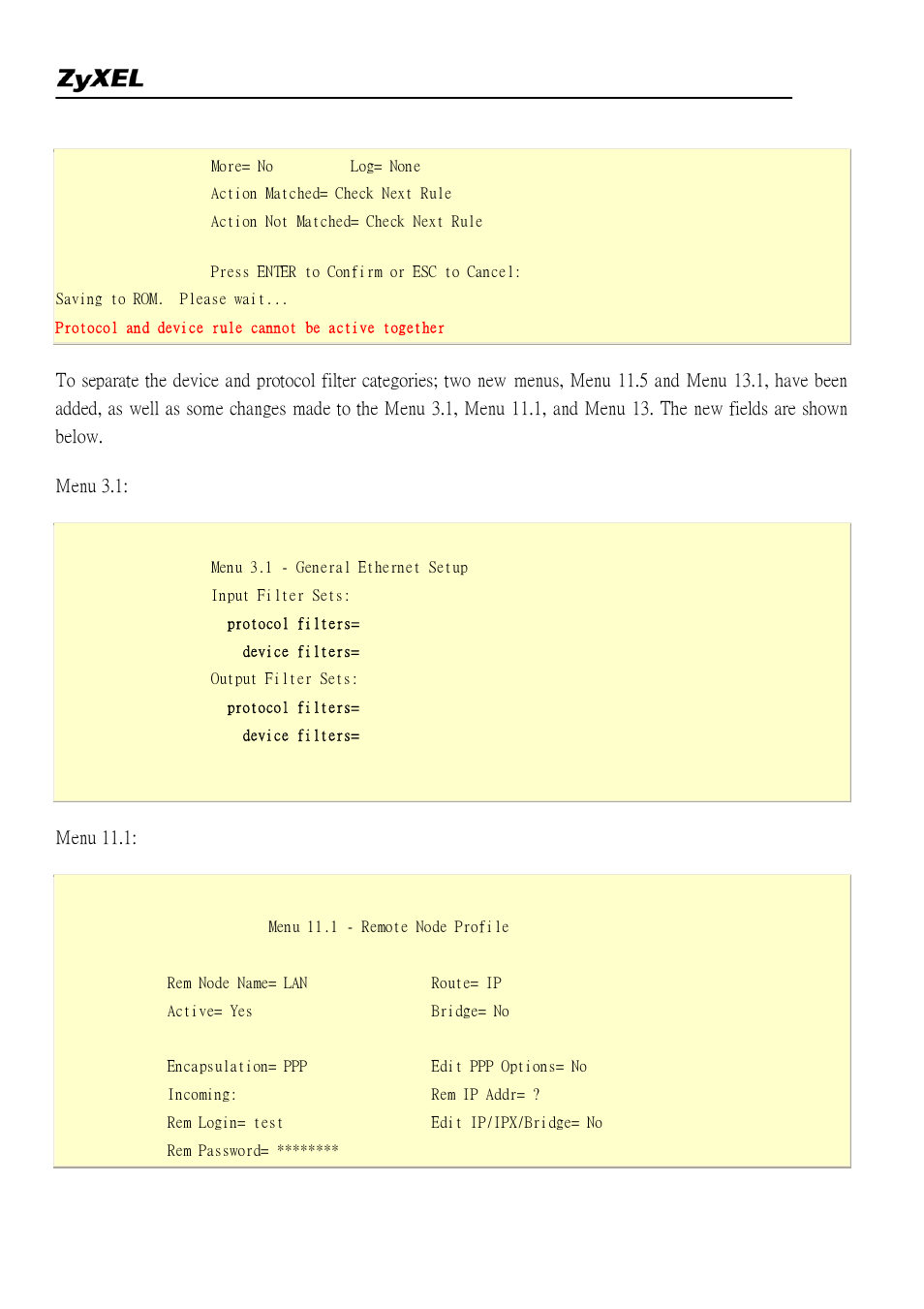 ZyXEL Communications 2304R-P1 User Manual | Page 21 / 124