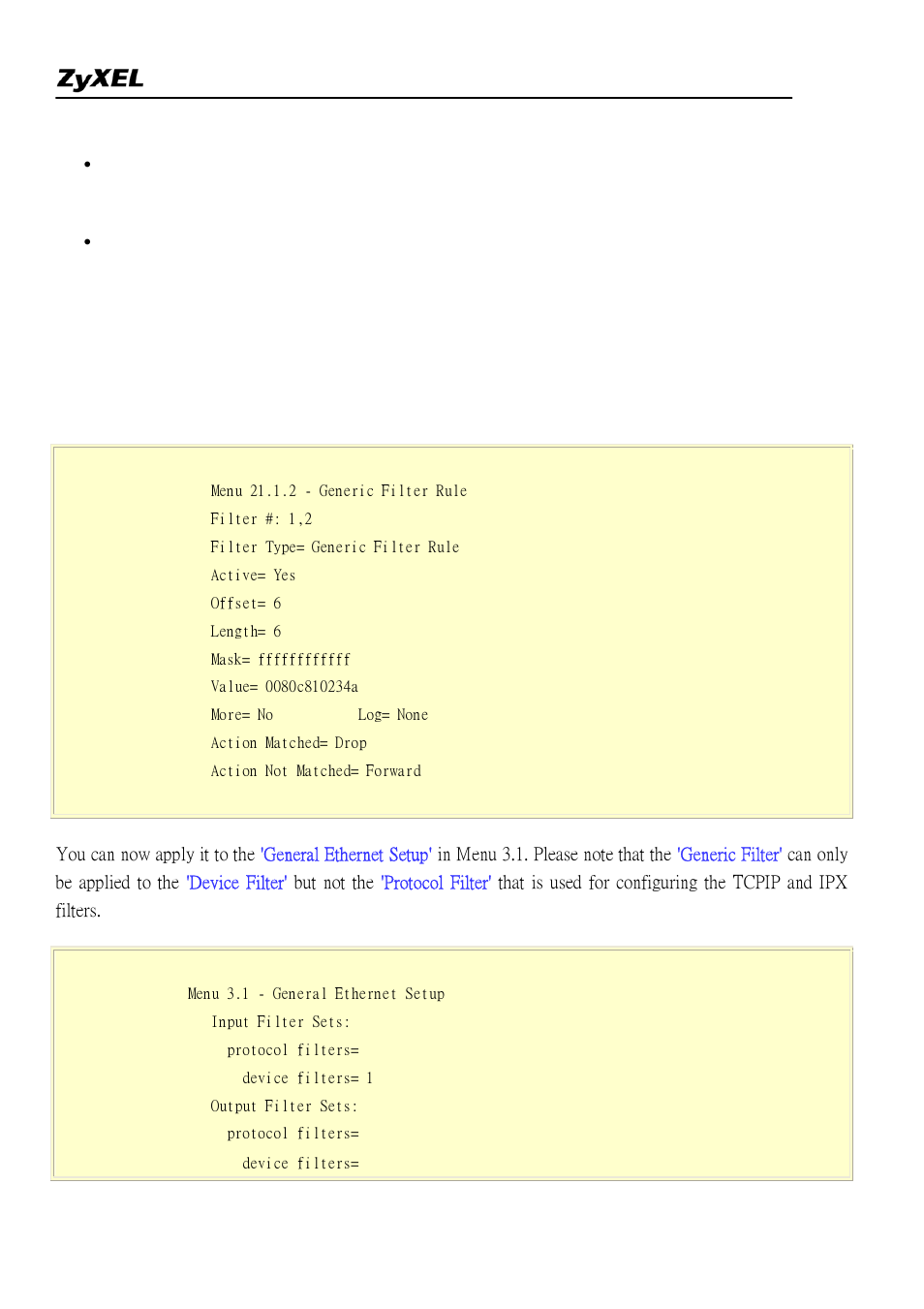 ZyXEL Communications 2304R-P1 User Manual | Page 31 / 124