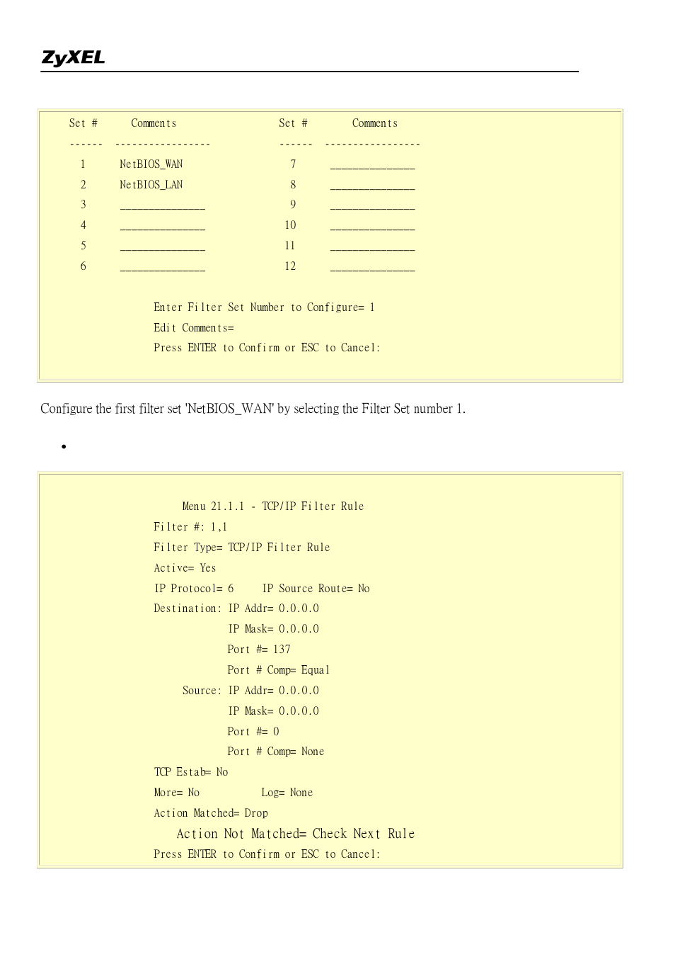 ZyXEL Communications 2304R-P1 User Manual | Page 33 / 124