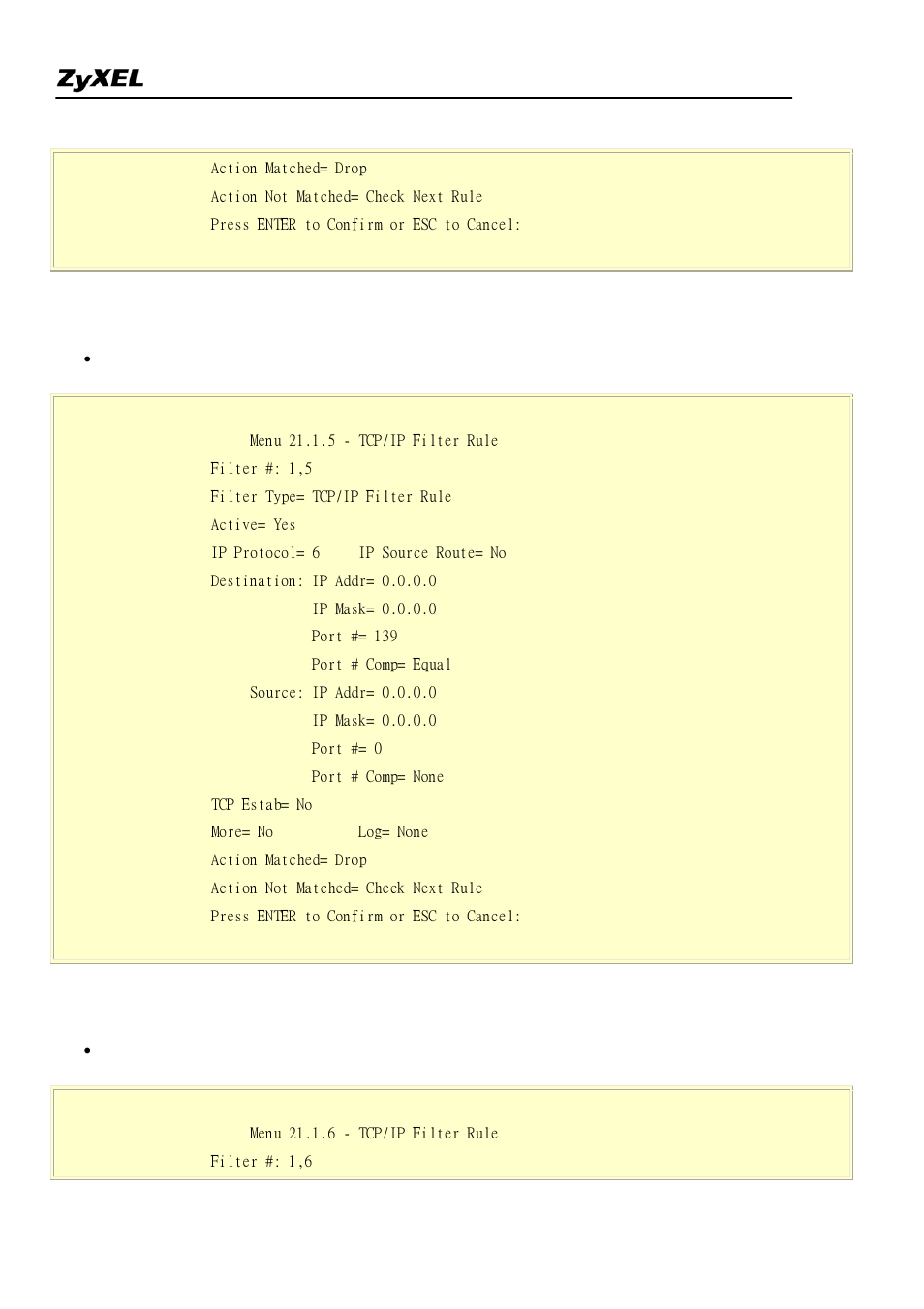 ZyXEL Communications 2304R-P1 User Manual | Page 36 / 124