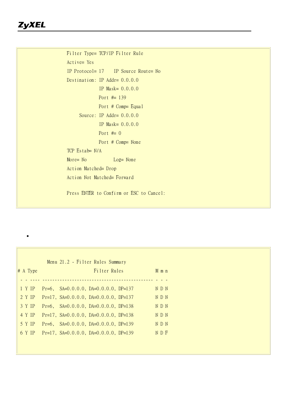 ZyXEL Communications 2304R-P1 User Manual | Page 37 / 124