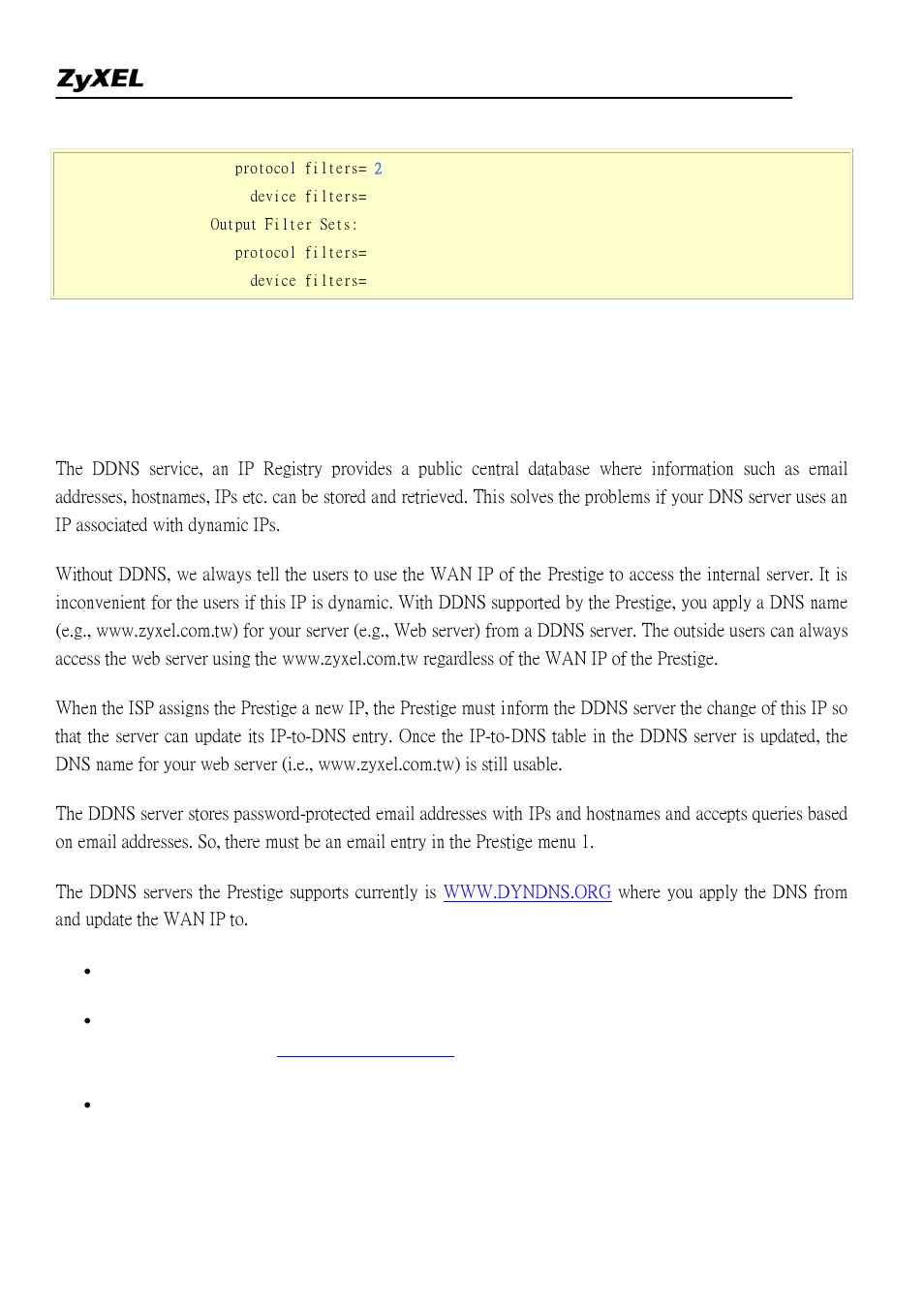 ZyXEL Communications 2304R-P1 User Manual | Page 40 / 124