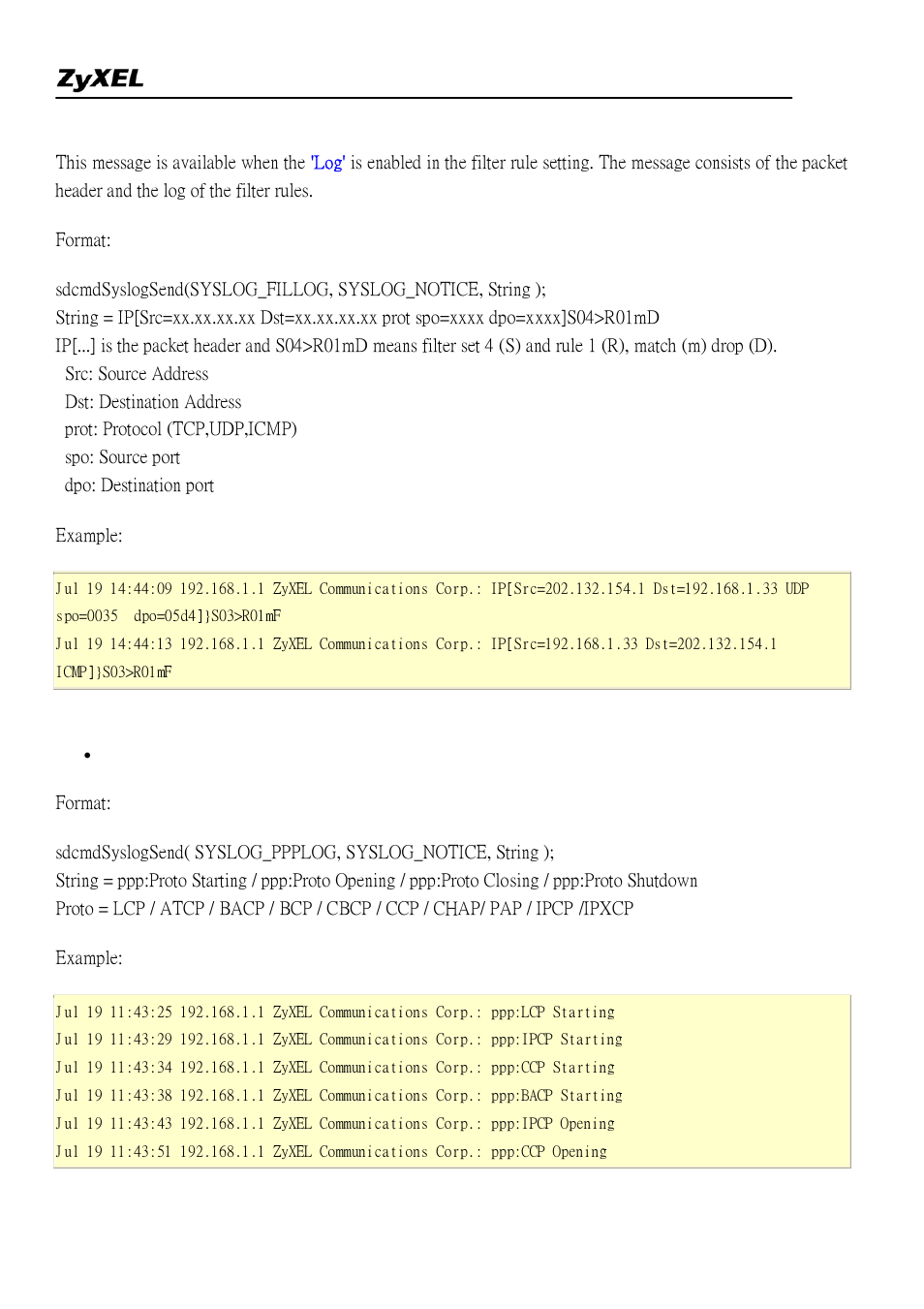 ZyXEL Communications 2304R-P1 User Manual | Page 50 / 124