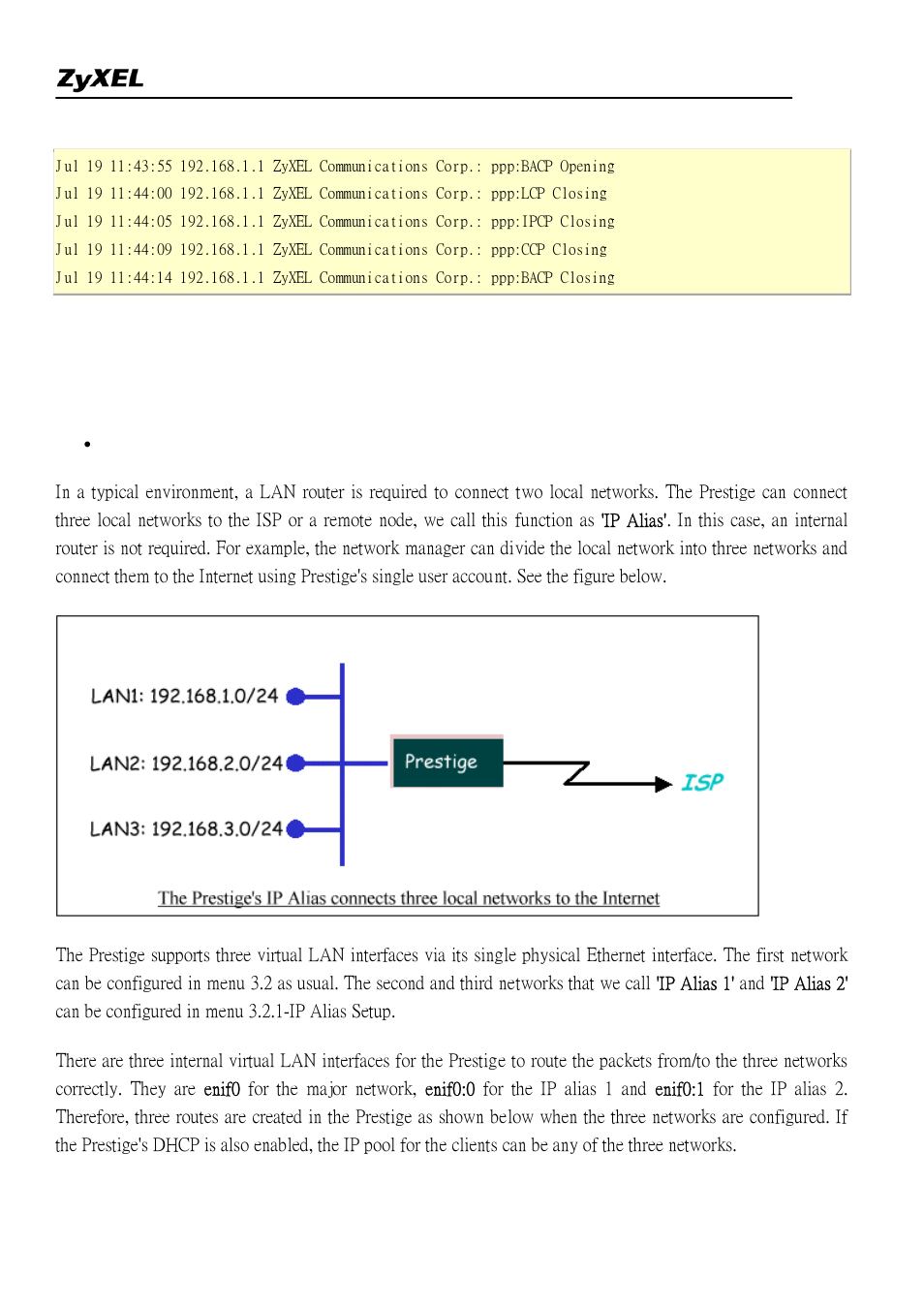 ZyXEL Communications 2304R-P1 User Manual | Page 51 / 124