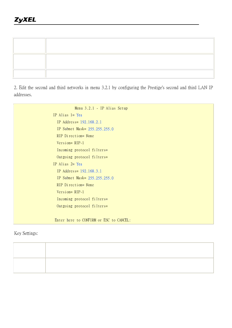 ZyXEL Communications 2304R-P1 User Manual | Page 53 / 124