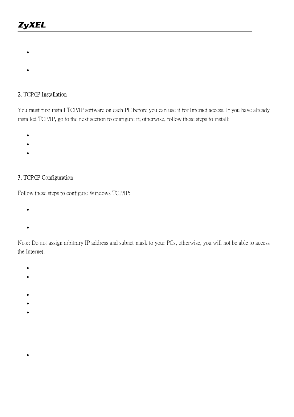 ZyXEL Communications 2304R-P1 User Manual | Page 6 / 124