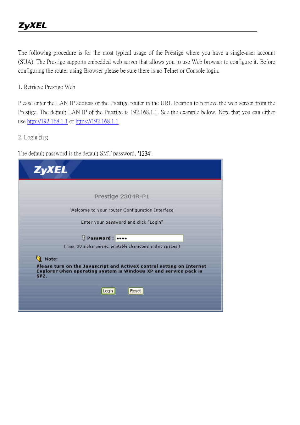 ZyXEL Communications 2304R-P1 User Manual | Page 7 / 124