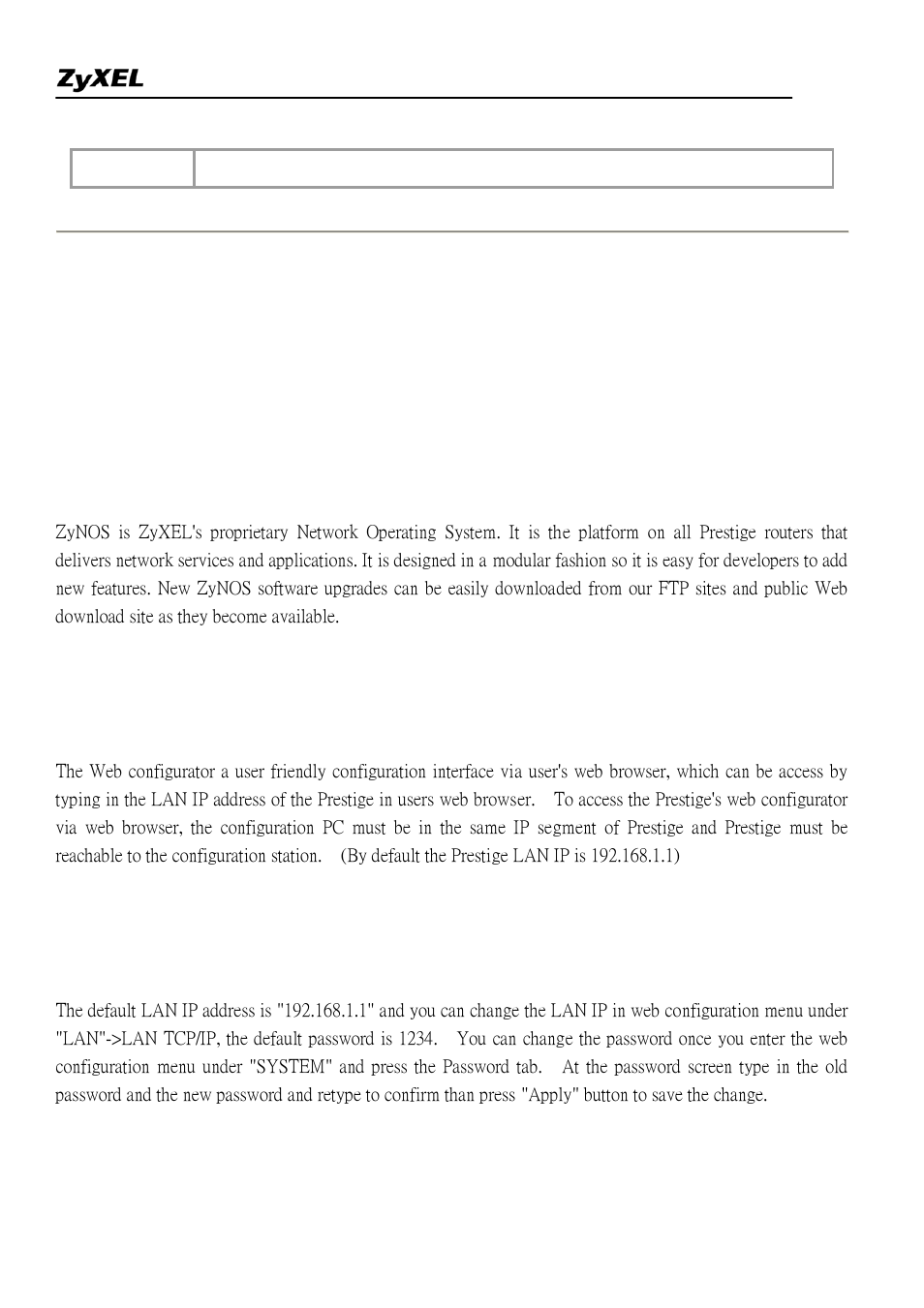 ZyXEL Communications 2304R-P1 User Manual | Page 75 / 124