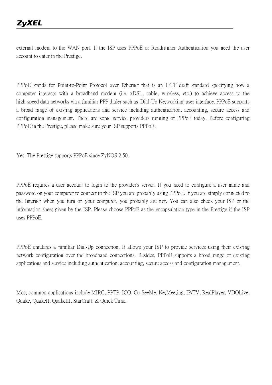 ZyXEL Communications 2304R-P1 User Manual | Page 80 / 124