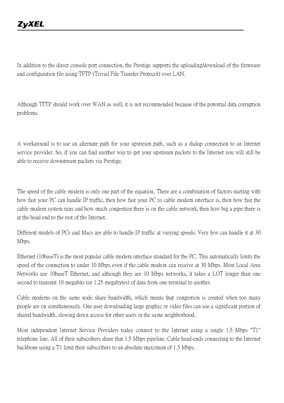 ZyXEL Communications 2304R-P1 User Manual | Page 83 / 124